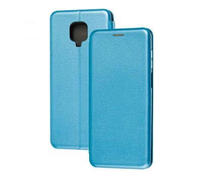 Чохол книжка Premium для Xiaomi Redmi Note 9s / 9 Pro блакитний