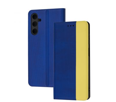 Чохол книжка UA для Samsung Galaxy A54 (A546) жовто-блакитний