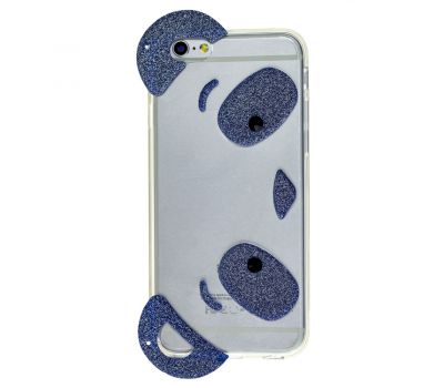 Чохол для iPhone 6 панда вушка сірий
