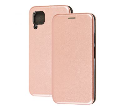 Чохол книжка Premium для Huawei P40 Lite рожево-золотистий