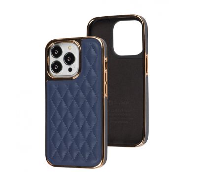 Чохол для iPhone 14 Pro Puloka leather case blue