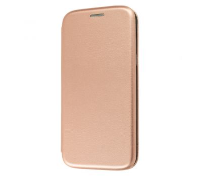 Чохол книжка Premium для Samsung Galaxy J6 2018 (J600) рожево-золотистий