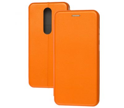 Чохол книжка Premium для Xiaomi Redmi 8 оранжевий