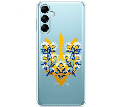 Чохол для Samsung Galaxy M14 (M146) MixCase патріотичні тризуб в квітах