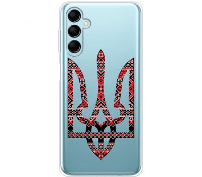 Чохол для Samsung Galaxy M14 (M146) MixCase патріотичні тризуб з червоно-чорни