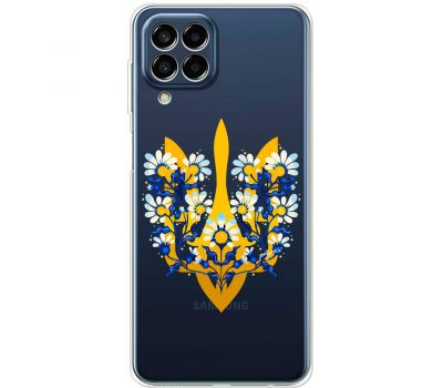 Чохол для Samsung Galaxy M33 (M336) MixCase патріотичні тризуб в квітах