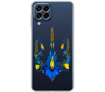 Чохол для Samsung Galaxy M33 (M336) MixCase патріотичні тризуб з квітів