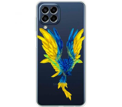 Чохол для Samsung Galaxy M33 (M336) MixCase патріотичні жовто-синій птах