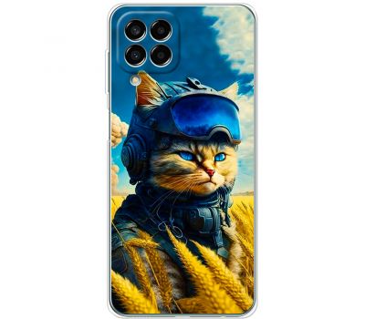 Чохол для Samsung Galaxy M33 (M336) MixCase патріотичні військовий котик