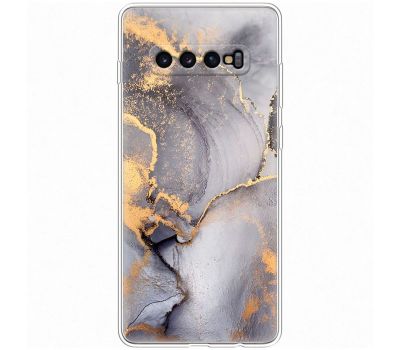 Чохол для Samsung Galaxy S10+ (G975) MixCase мармур сірий