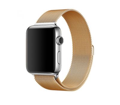 Ремінець для Apple Watch Milanese Loop 42mm / 44mm золотистий