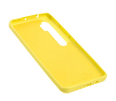 Чохол для Xiaomi  Mi Note 10 / Mi Note 10 Pro Full without logo лимонний 3317496