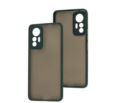 Чохол для Xiaomi 12 Lite LikGus Totu camera protect оливковий