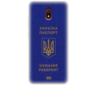 Чохол для Xiaomi Redmi 8A MixCase патріотичні Україна паспорт