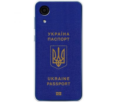 Чохол для Samsung Galaxy A03 Core (A032) MixCase патріотичні Україна паспорт