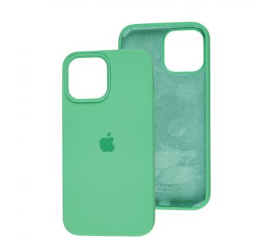 Чохол для iPhone 13 Pro Max Silicone Full зелений / spearmint