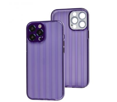 Чохол для iPhone 13 Pro Max Fibra Tide deep purple