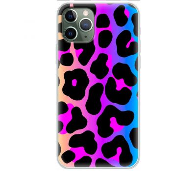 Чохол для iPhone 11 Pro Max MixCase Леопард неон