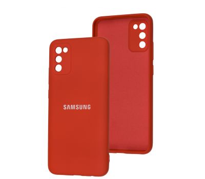 Чохол для Samsung Galaxy A02s / M02s Full camera червоний