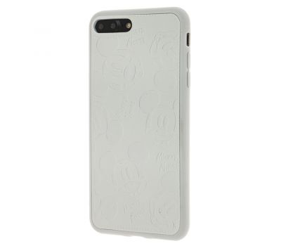 Чохол для iPhone 7 Plus / 8 Plus Mickey Mouse leather білий