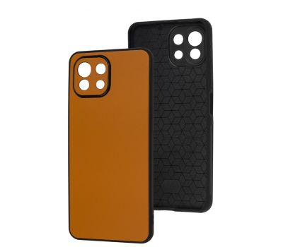 Чохол для Xiaomi Mi 11 Lite Classic leather case orange