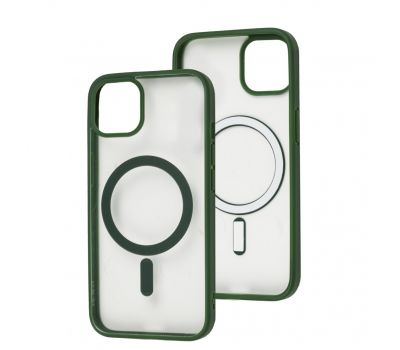 Чохол для iPhone 12/12 Pro Color MagSafe green