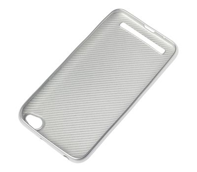 Чохол для Xiaomi Redmi 5a Carbon Protection Case сріблястий 3326168