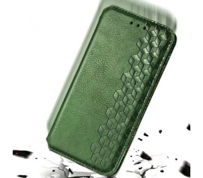 Чохол книжка для Xiaomi Redmi 10C Getman Cubic зелений 3326848