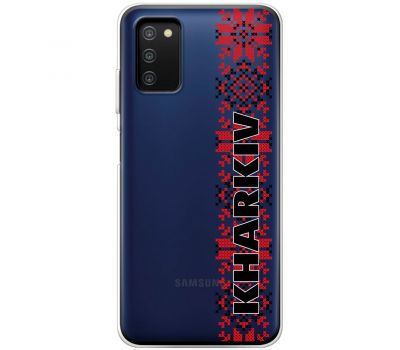 Чохол для Samsung Galaxy A03s (A037) MixCase патріотичні KHARKIV