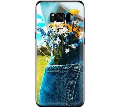 Чохол для Samsung Galaxy S8 (G950) MixCase патріотичні квіти України