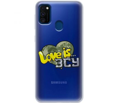 Чохол для Samsung Galaxy M21 / M30s MixCase патріотичні Love is ЗСУ