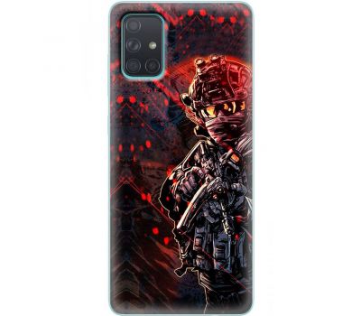 Чохол для Samsung Galaxy A71 (A715) MixCase патріотичні воїни