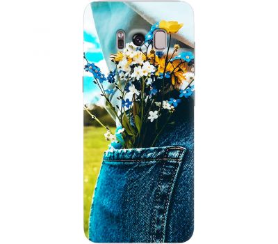 Чохол для Samsung Galaxy S8+ (G955) MixCase патріотичні квіти України