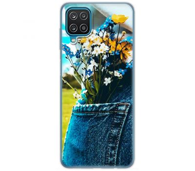 Чохол для Samsung Galaxy A12 / M12 MixCase патріотичні квіти України