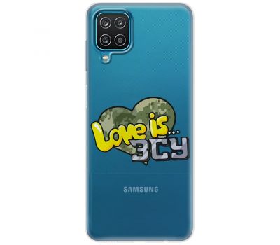 Чохол для Samsung Galaxy A12 / M12 MixCase патріотичні Love is ЗСУ