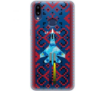 Чохол для Samsung Galaxy A10s (A107) MixCase патріотичні Винищувач України