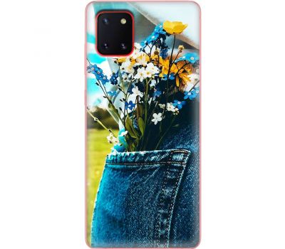 Чохол для Samsung Galaxy Note 10 Lite (N770) / A81 MixCase патріотичні квіти України