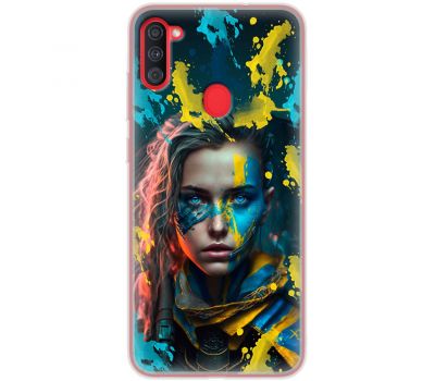 Чохол для Samsung Galaxy A11 / M11 MixCase патріотичні воєвнича Українка