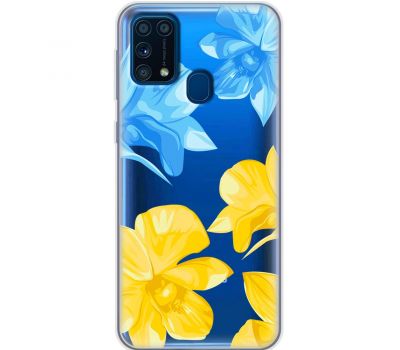 Чохол для Samsung Galaxy M31 (M315) MixCase патріотичні синьо-жовті квіти
