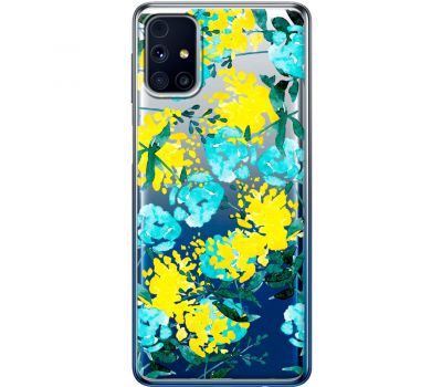 Чохол для Samsung Galaxy M31s (M317) MixCase патріотичні жовто-блакитні квіти