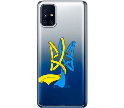 Чохол для Samsung Galaxy M31s (M317) MixCase патріотичні синє-жовтий Тризуб