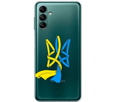 Чохол для Samsung Galaxy A04S (A047) MixCase патріотичні синє-жовтий Тризуб