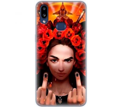 Чохол для Samsung Galaxy A10s (A107) MixCase патріотичні Чарівна Українка