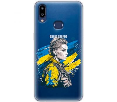 Чохол для Samsung Galaxy A10s (A107) MixCase патріотичні незламна Українка