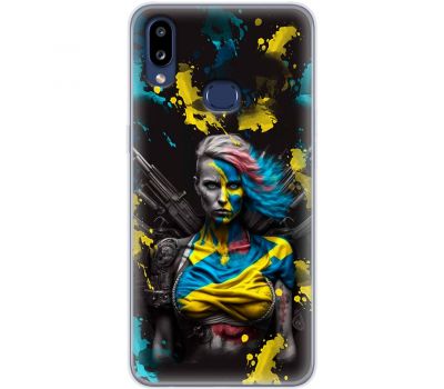 Чохол для Samsung Galaxy A10s (A107) MixCase патріотичні Нездоланна Українка