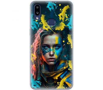 Чохол для Samsung Galaxy A10s (A107) MixCase патріотичні воєвнича Українка