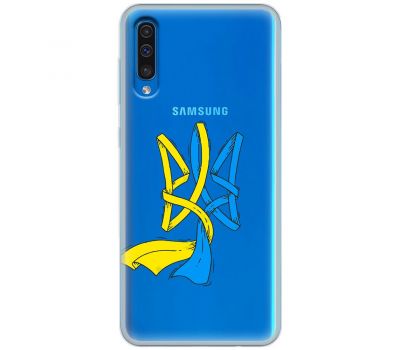 Чохол для Samsung Galaxy A50 / A50s / A30s MixCase патріотичні синє-жовтий Тризуб