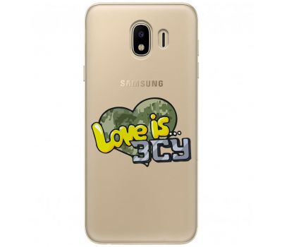 Чохол для Samsung Galaxy J4 2018 (J400) MixCase патріотичні Love is ЗСУ