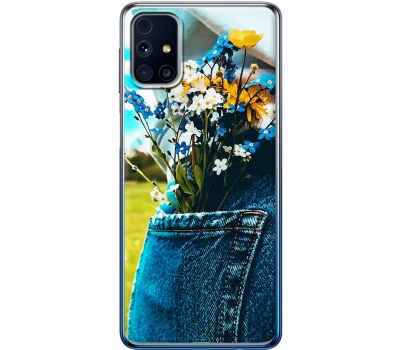 Чохол для Samsung Galaxy M31s (M317) MixCase патріотичні квіти України