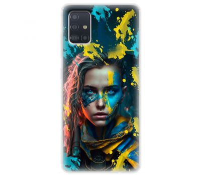 Чохол для Samsung Galaxy A51 (A515) / M40s MixCase патріотичні воєвнича Українка